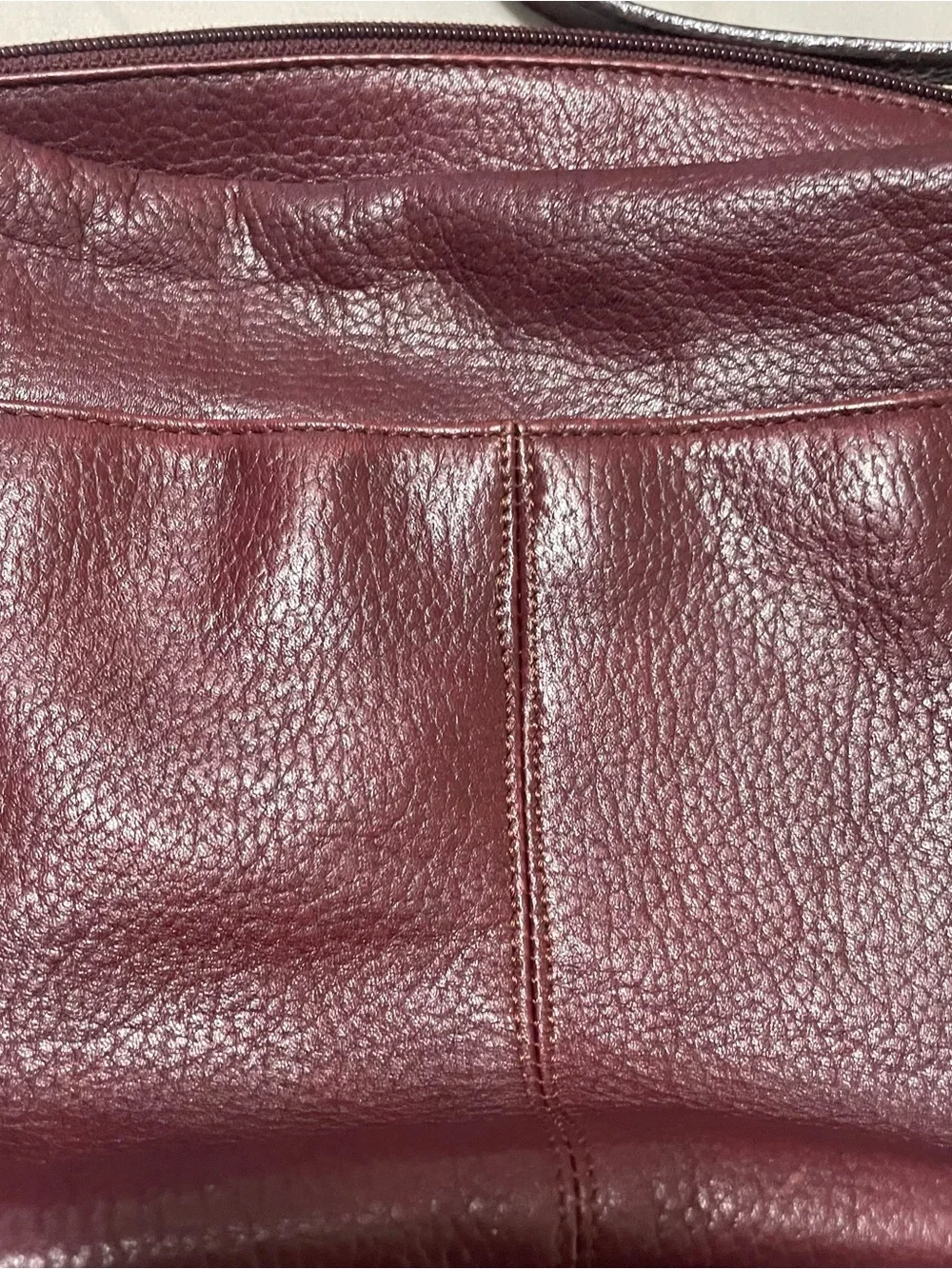 Vintage Etienne Aigner Burgundy Leather Crossbody with Gold-Tone Turnlock